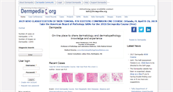 Desktop Screenshot of dermpedia.org